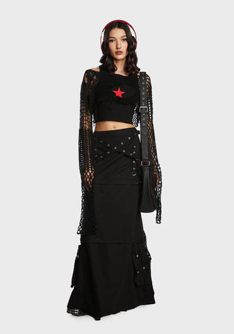 Triple Zip Off Skirt