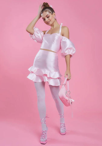 Twilight Soiree Puff Sleeve Top