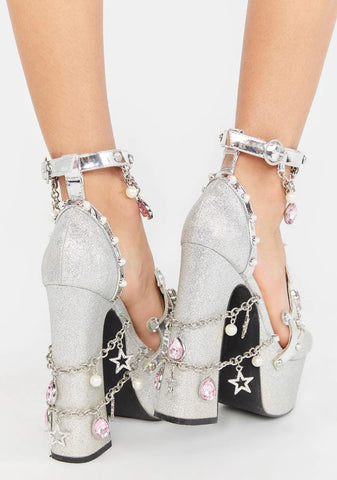 The Good Witch Glinda Platform Heels