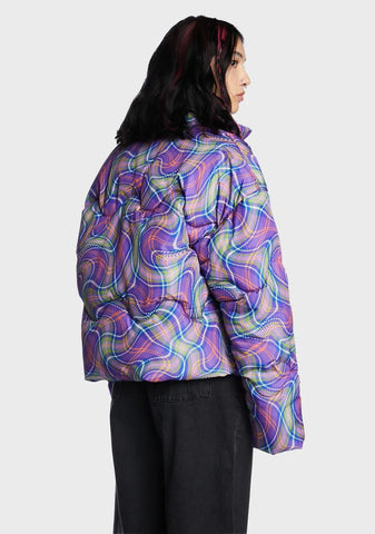 Warped Puffer Jacket