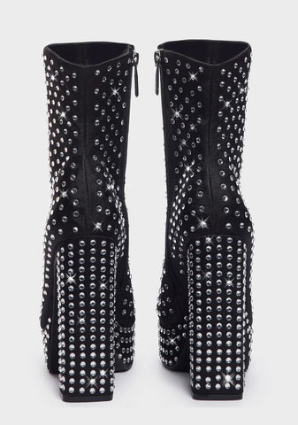 Overnight Glitz Ankle Boots