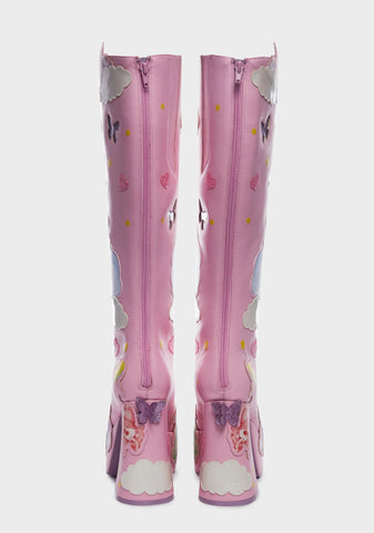Twinklet's Kiss Platform Boots