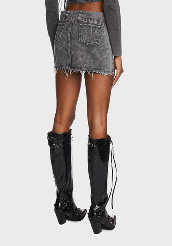 Street Savvy Denim Skirt