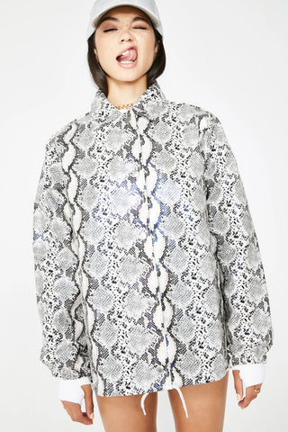 Servin' Serpent Snakeskin Jacket
