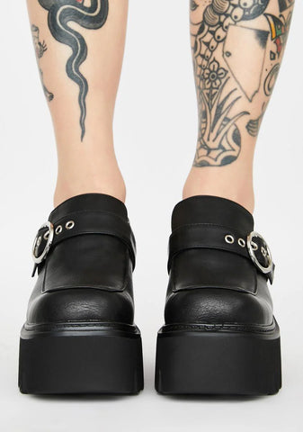 Strict Business Platform Loafers