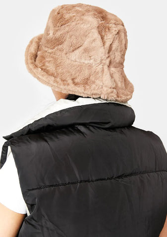 Soft Soul Faux Fur Bucket Hat