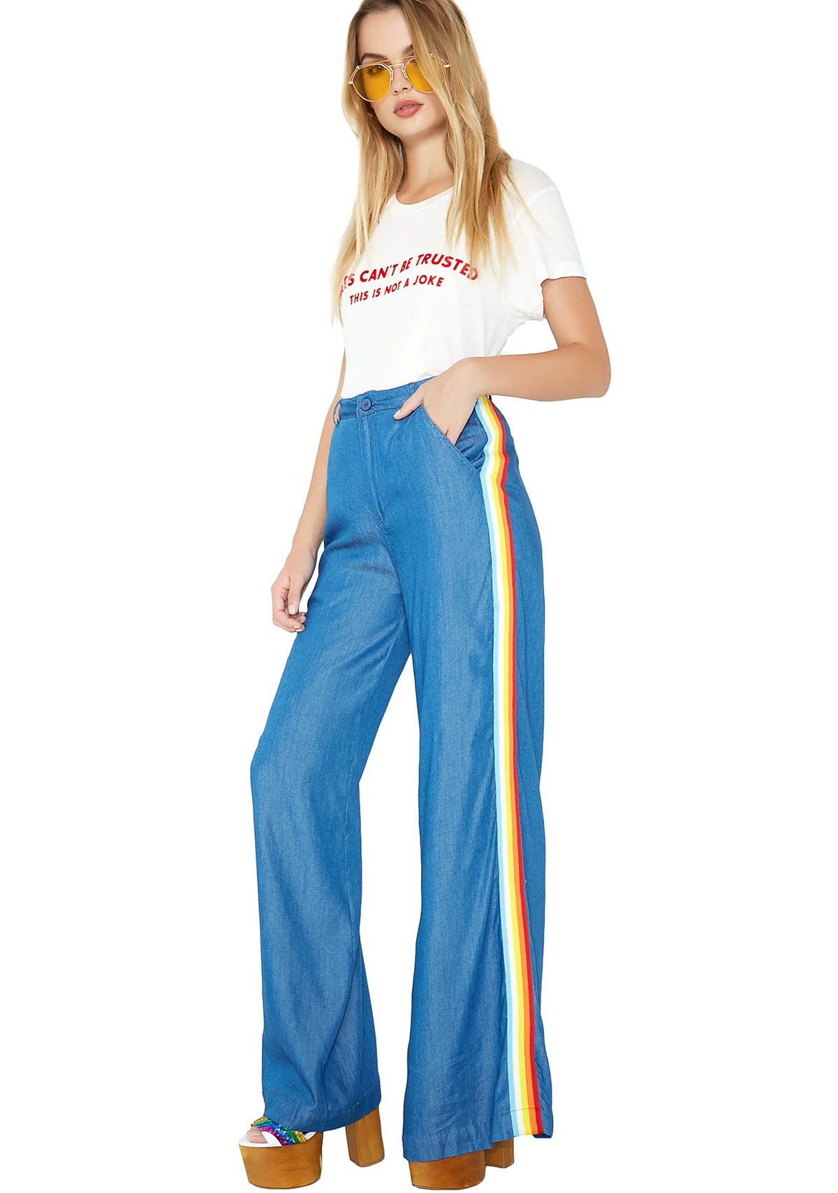 Summer Of Luv Denim Pants