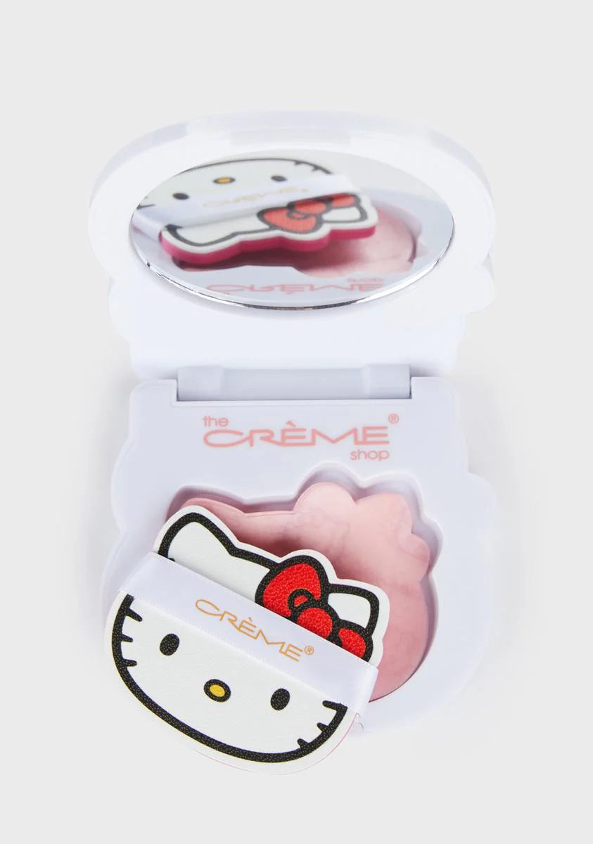 Hello Kitty Blotting Paper And Mirror Compact
