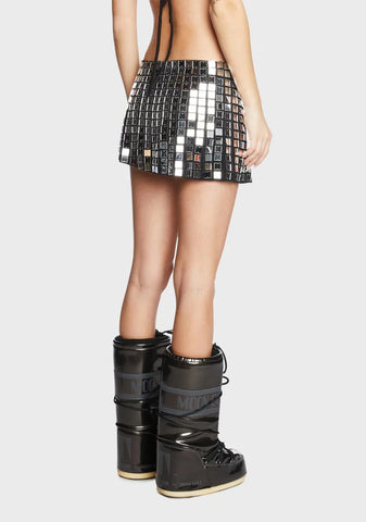 Molly Mirror Wrap Skirt