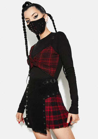 Plaid Two Piece Long Sleeve Shirt