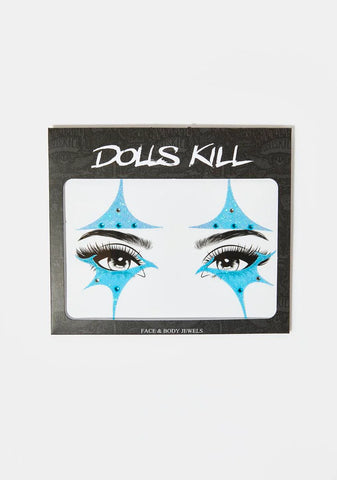 Royally Clowning Around Face Stickers