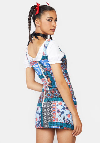 Cheers To That Underbust Mini Dress