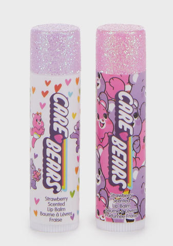 Tear And Share Care Bear Lip Balms