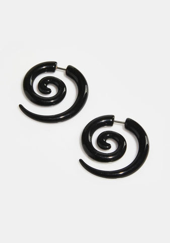 Don't Get It Twisted Curly Earrings