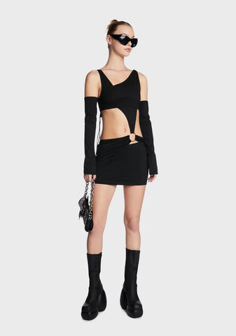 Bound By Time Dress And Gloves Set