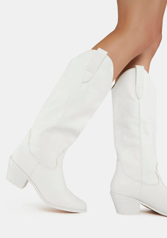 Pearl Romance Rodeo Cowboy Boots