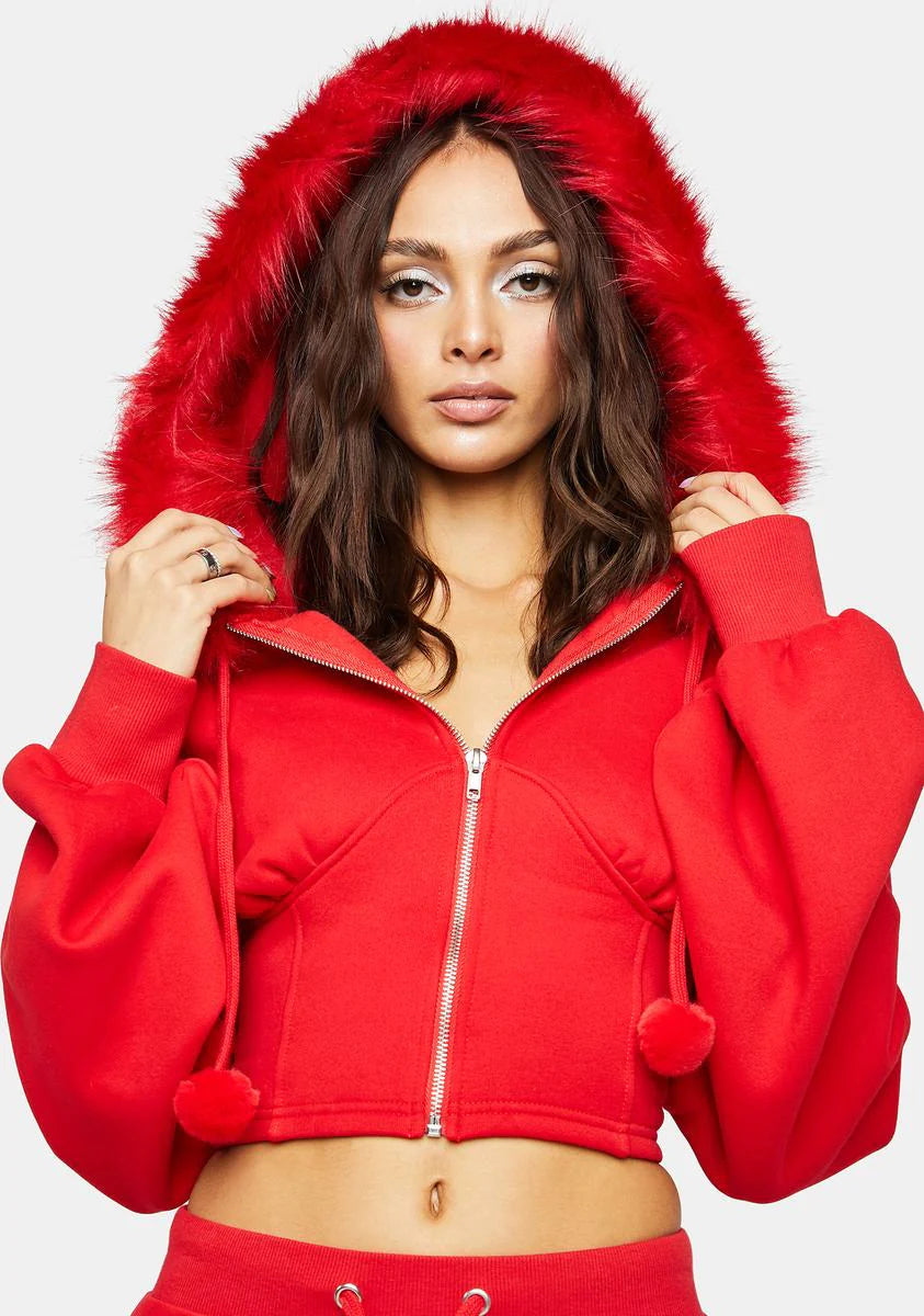 Moment Of Love Corset Hoodie