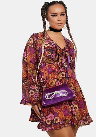 Violet The Faya Bow Handbag