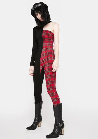 No More Chances Two-Tone Jumpsuit