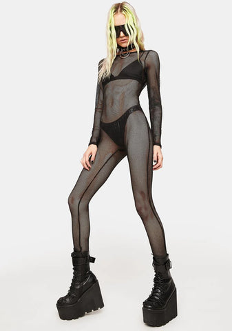 Can't Forgive U Fishnet Catsuit