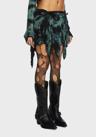 Reading Palms Mini Skirt