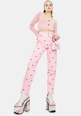 Sweetheart Denim Mom Jeans