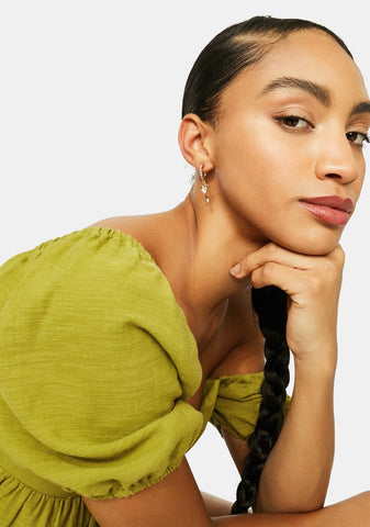 Bad Girls Club Rhinestone Earring Set