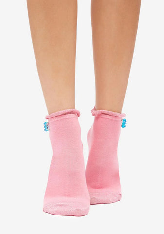 Always A Treat Ruffle Crew Socks