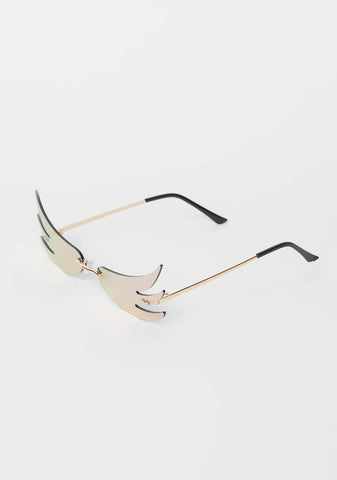 Bubblegum Above The Clouds Wing Sunglasses