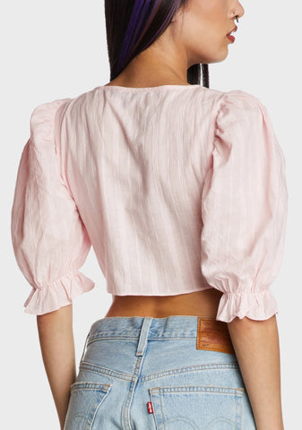 Bubbly Laughter Crop Top