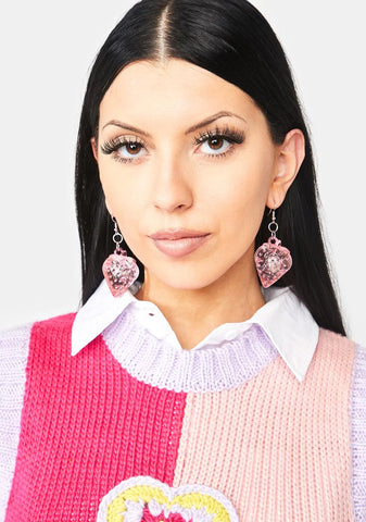 Baby Clearly Sweet Strawberry Earrings