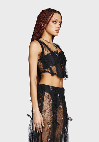 Myth In Bloom Lace Corset