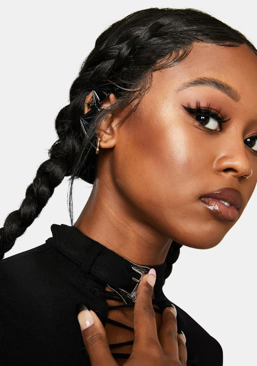 Waiting For Night Bat Ear Cuff