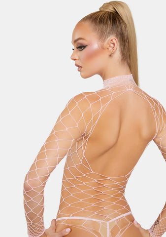 Sweet Dancing All Night Fishnet Bodystocking