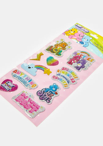 Besties Care Bears Puffy Stickers