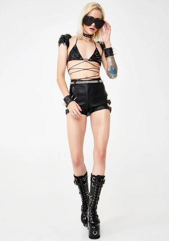 Wastelands Spiked Bra Top