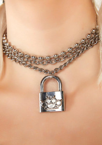 Fighter Squad Pendant Necklace