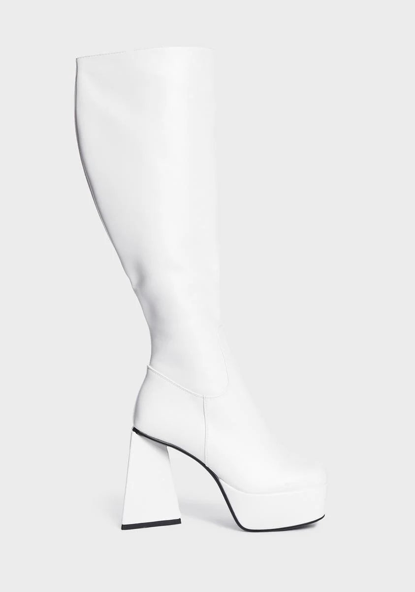 Unfriendly Knee High Boots