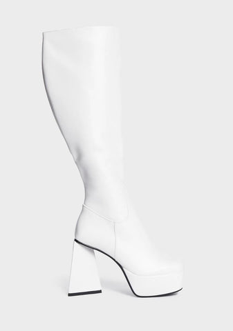 Unfriendly Knee High Boots