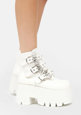 Ashes-55 Platform Ankle Boots