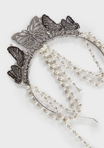 Midsummer Queen Butterfly Crown