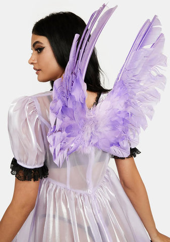 Lavender Angel Wings