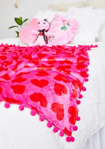 Loyal Maneater Fleece Throw Blanket