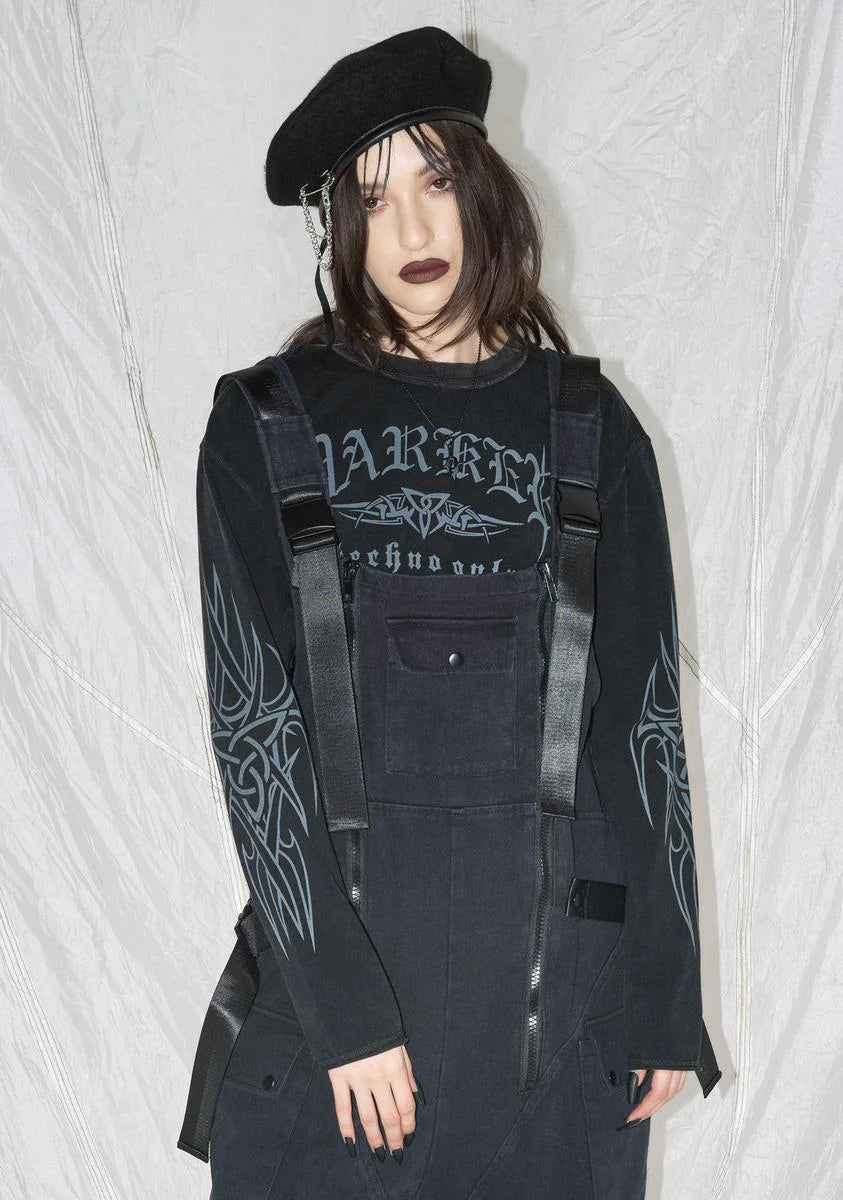 Synth Unisex Cotton Twill Overalls