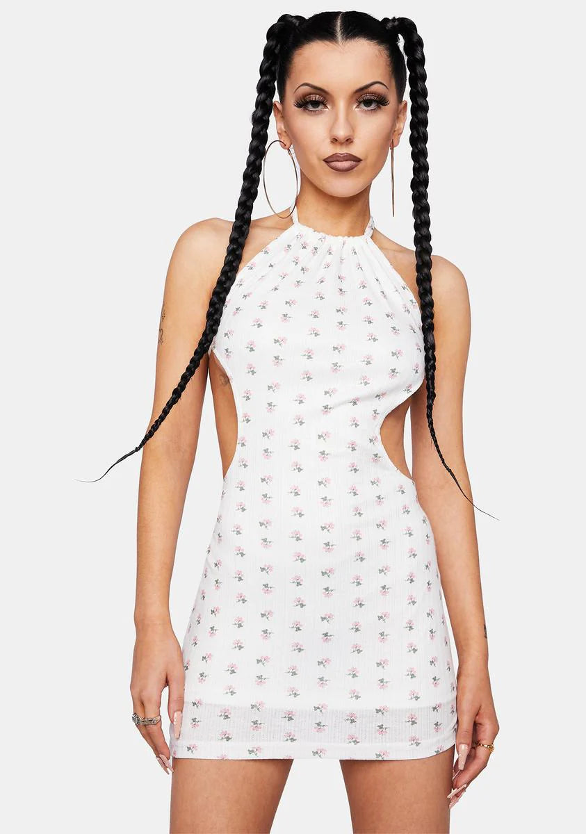 Start Again Floral Mini Dress