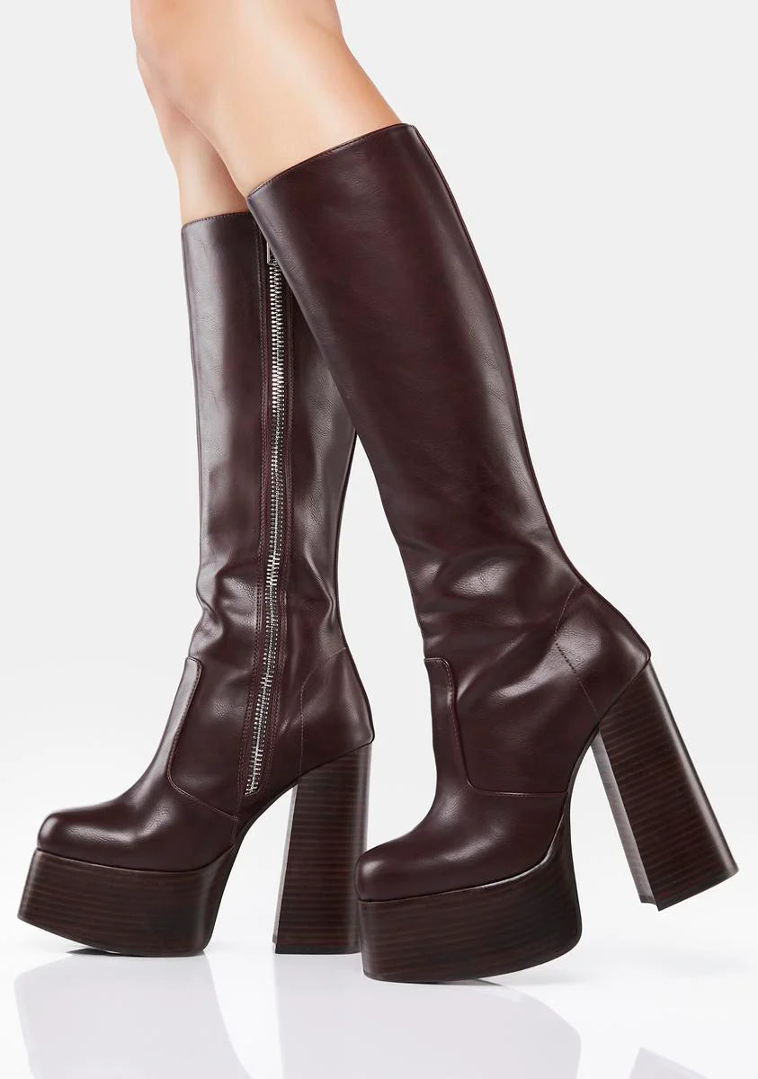 Come As You Are Knee-High Boots