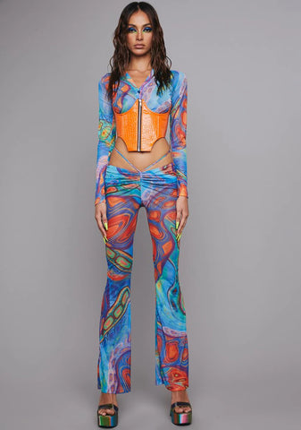 Sunset Out Of Element Underbust Corset