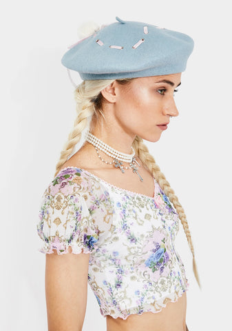 Sweet Serenade Ribbon Beret