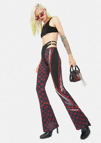 Red Monogram Speed Racer Pants