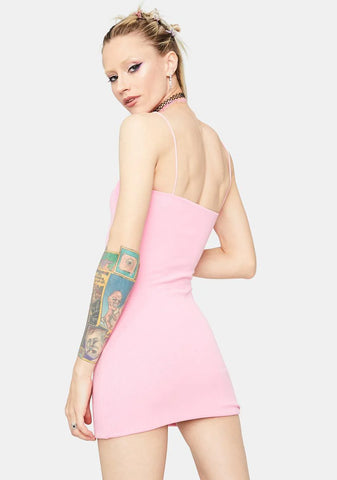 Dearest Doll Ribbed Mini Dress